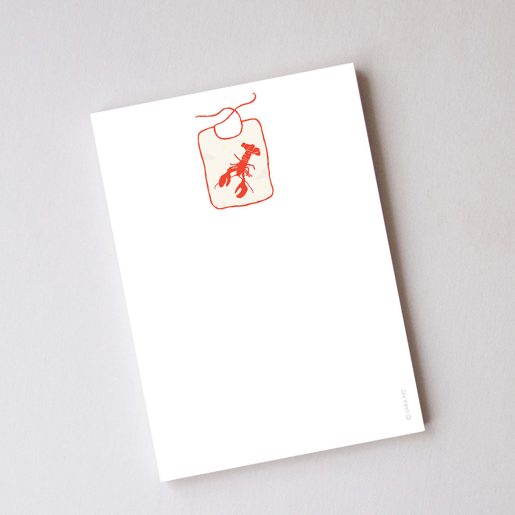 Lobster Bib Notepad