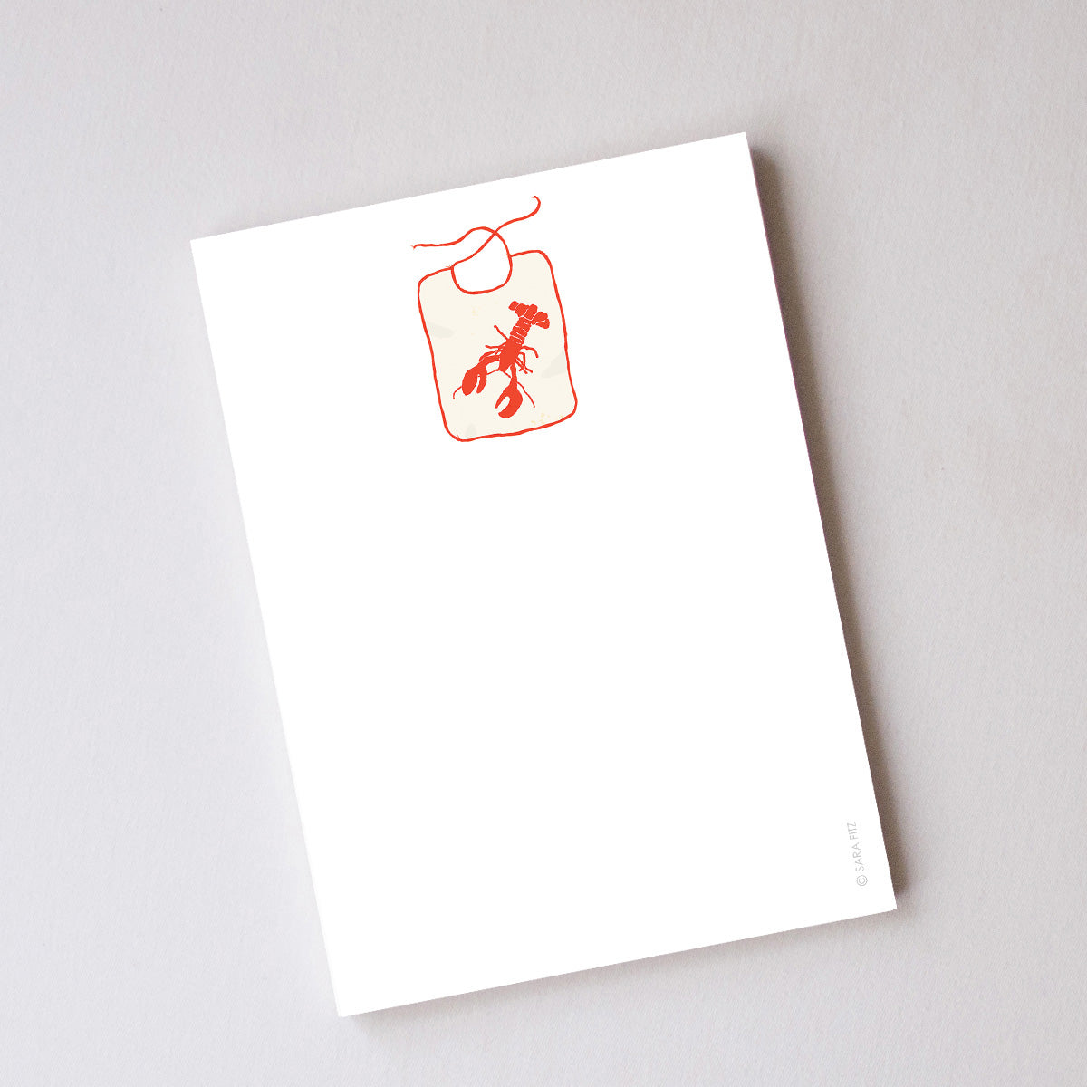 Lobster Bib Notepad
