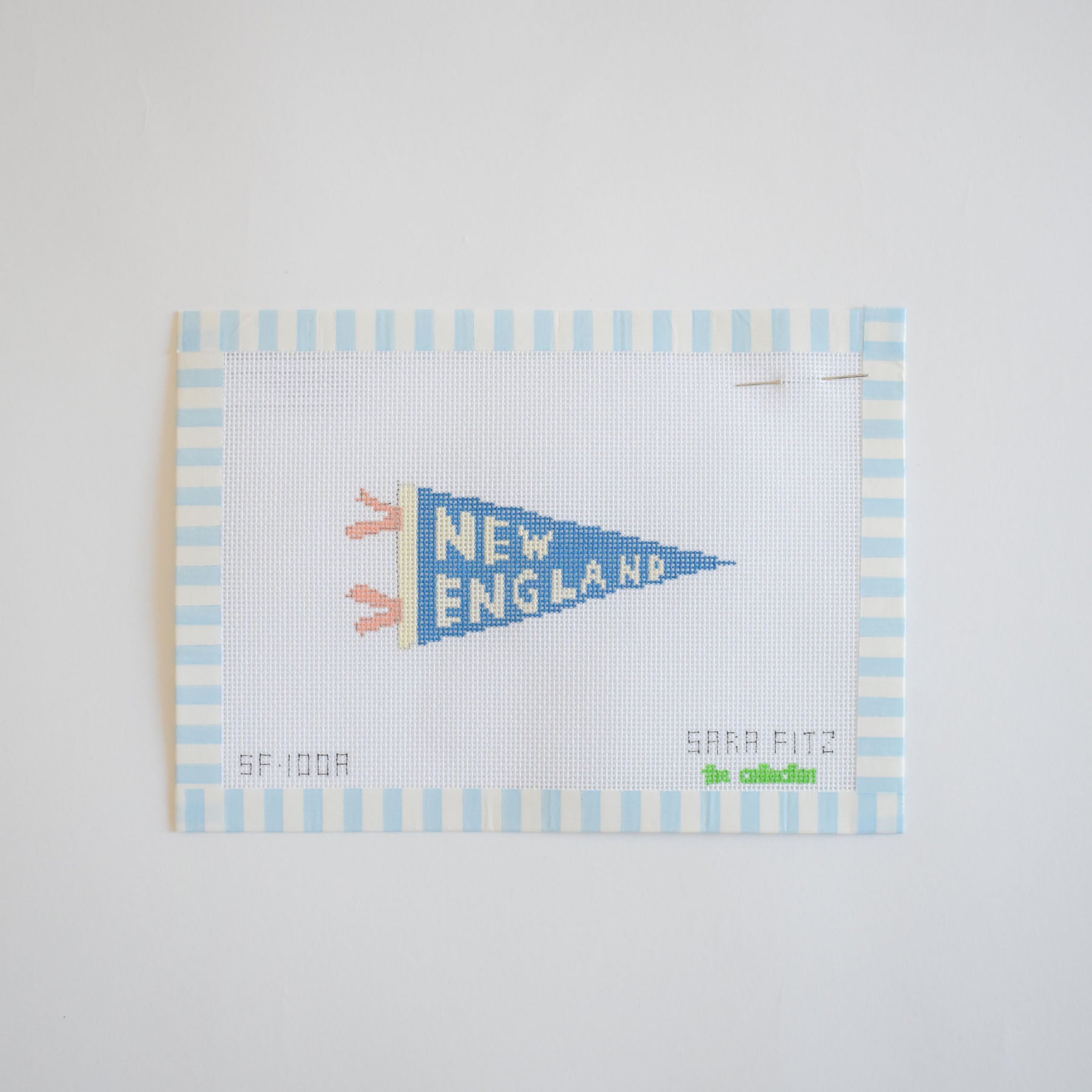 New England Pennant Needlepoint