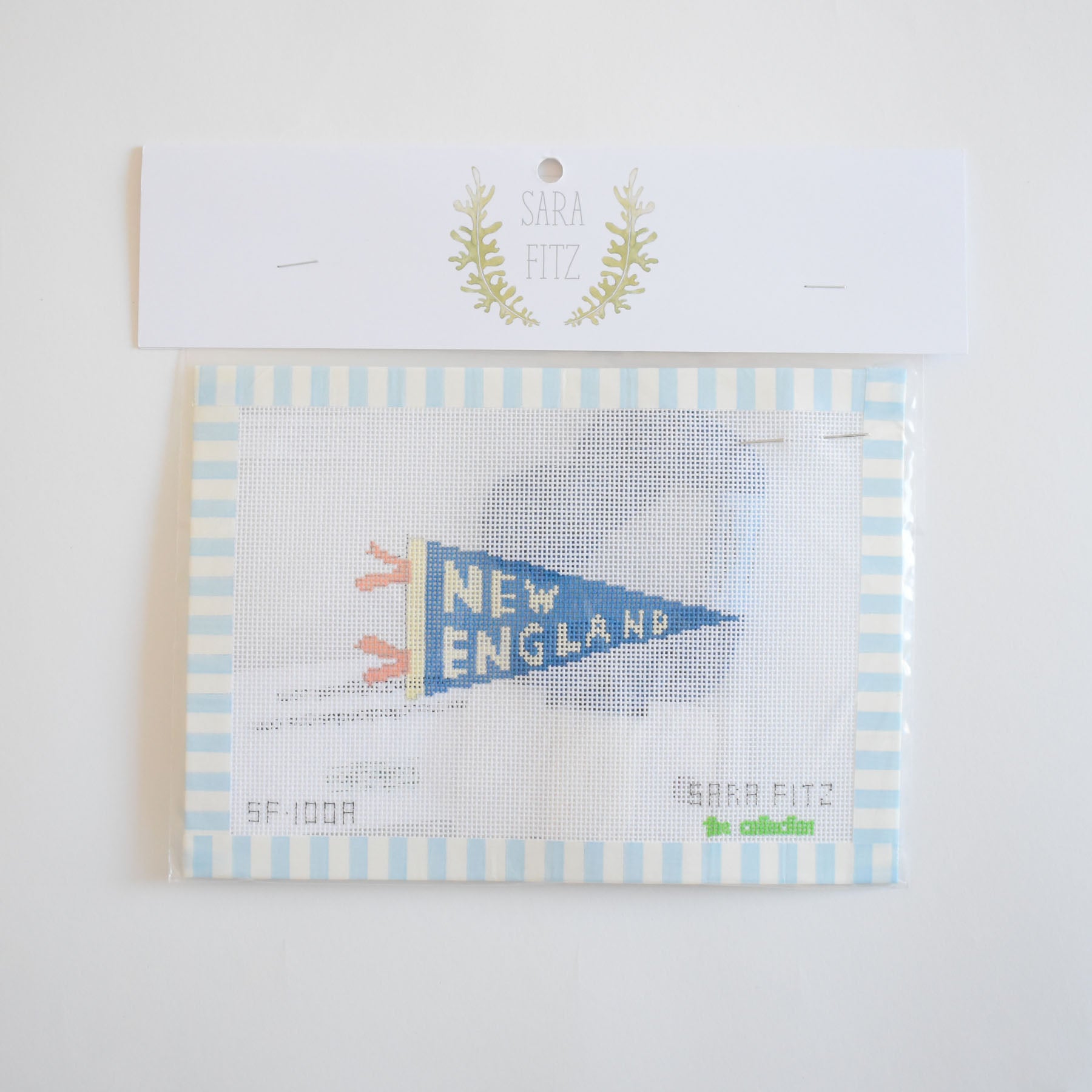 New England Pennant Needlepoint