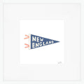 New England Pennant Art Print by Sara Fitz