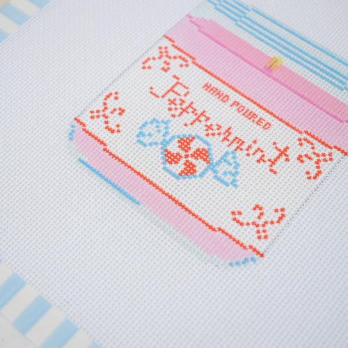 Peppermint Candle Needlepoint Needlepoint Sara Fitz 
