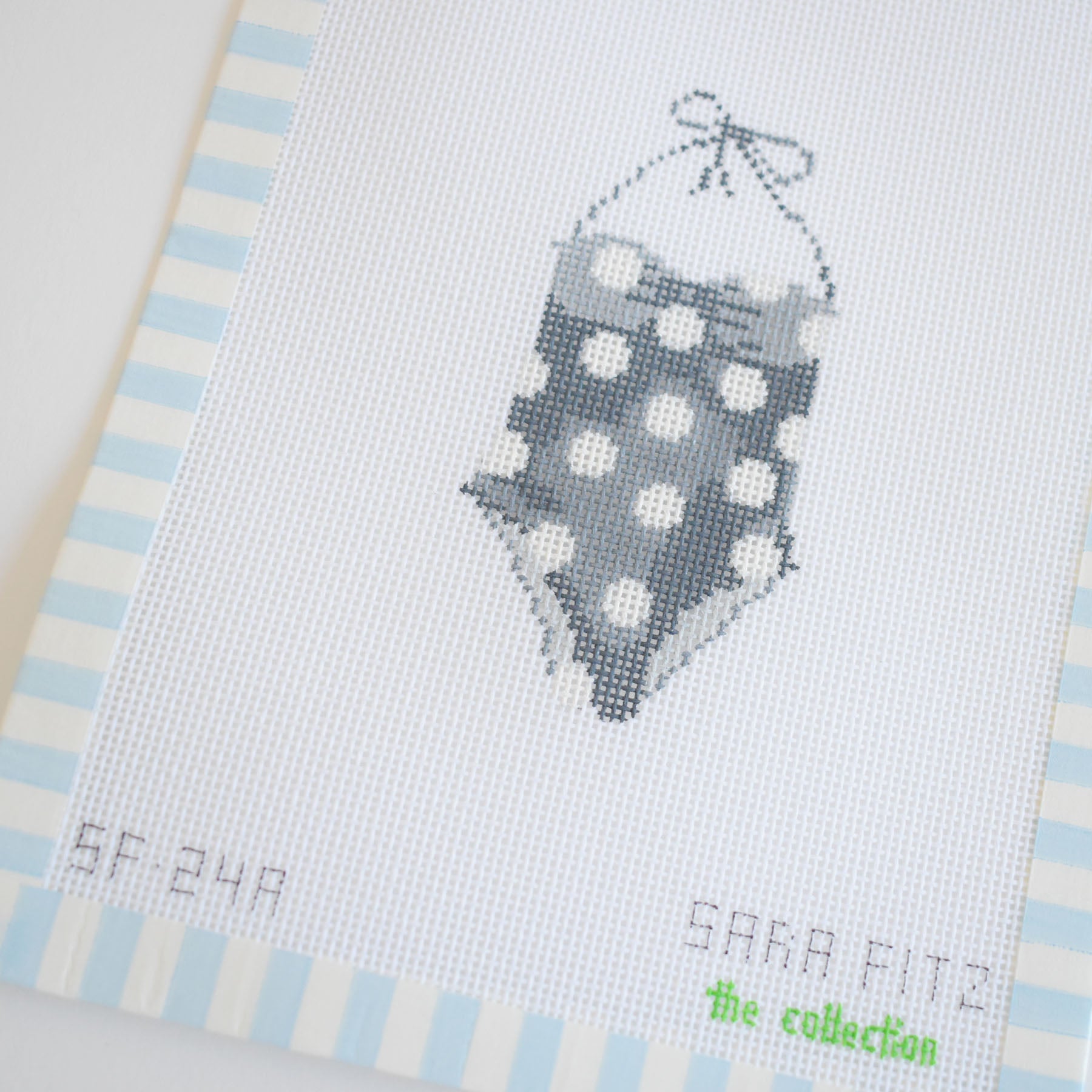 MINI Polka Dot Swimsuit Needlepoint