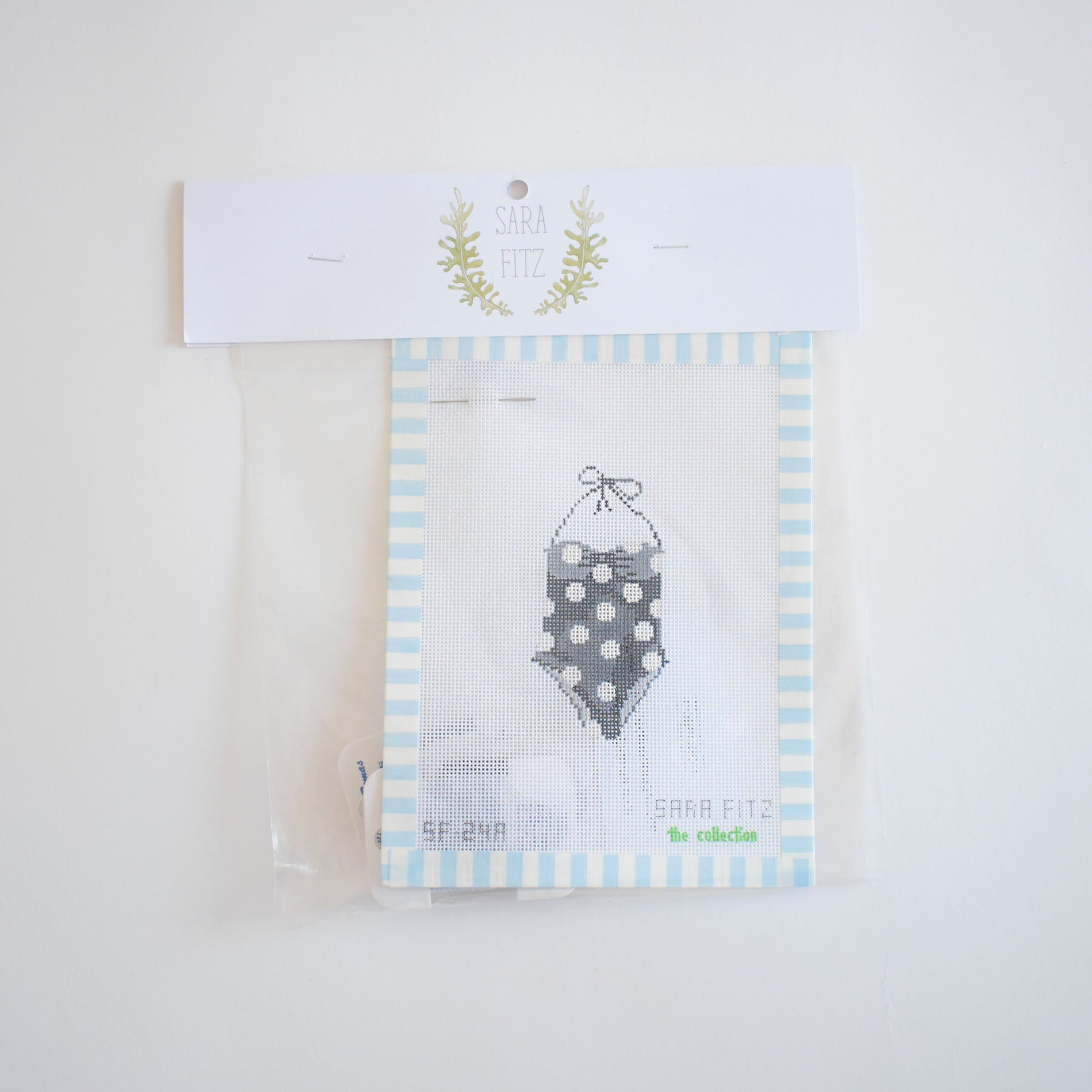 MINI Polka Dot Swimsuit Needlepoint