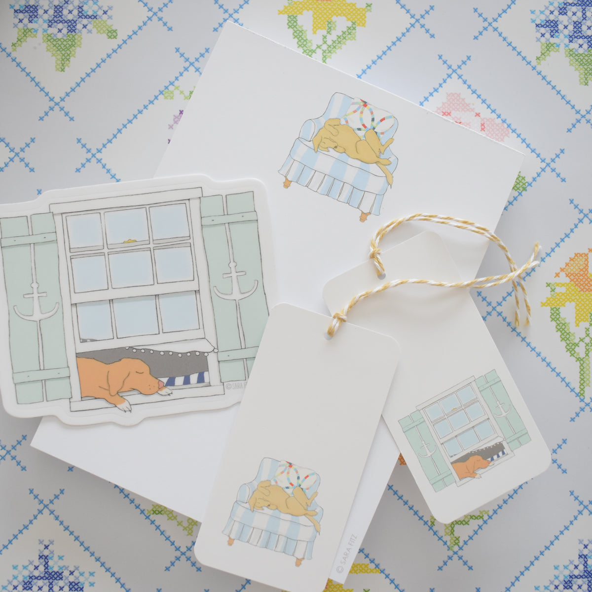 Pup in a Chair Notepad