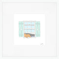 Pup in Window Art Print
