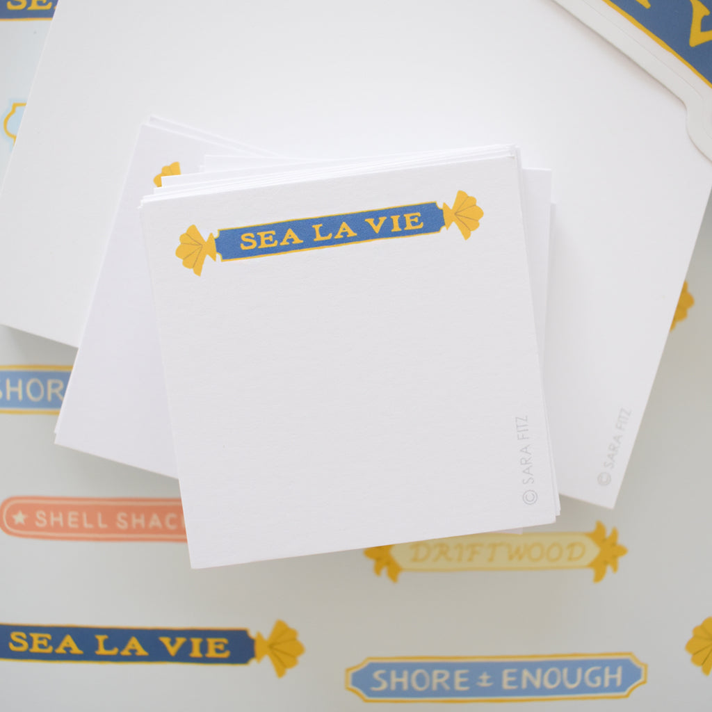 Quarterboard Notelet