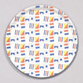 COAST Flags Tray, Round by Sara Fitz