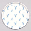 Blue Lobster Tray, Round by Sara Fitz