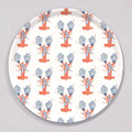 Large Cozy Lobster Tray, Round by Sara Fitz