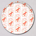 Lobster Bib Tray, Round