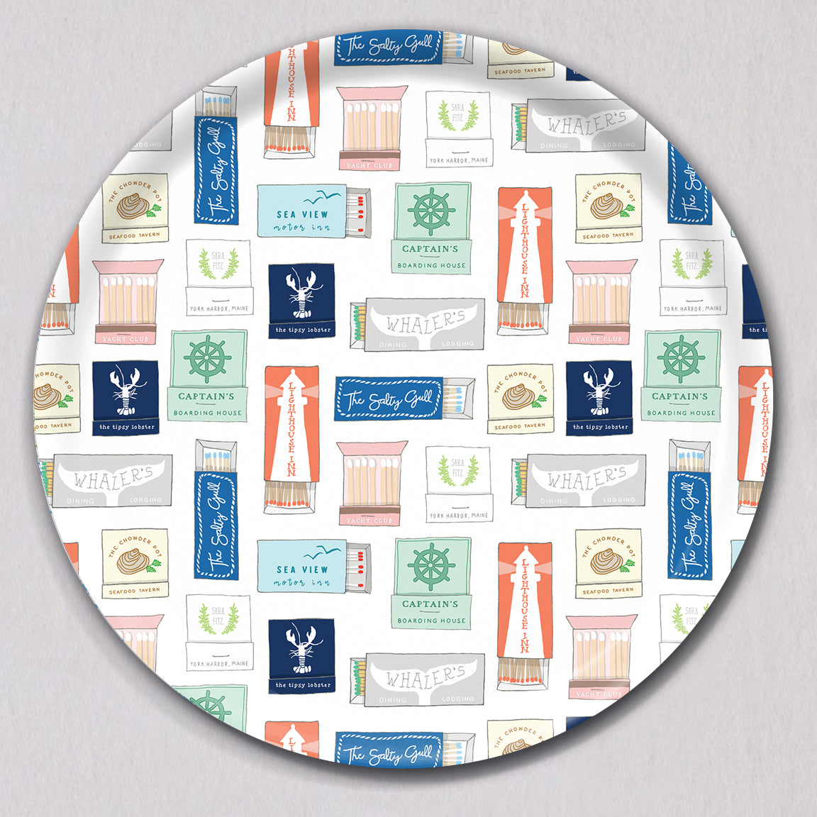 Coastal Matchbox Round