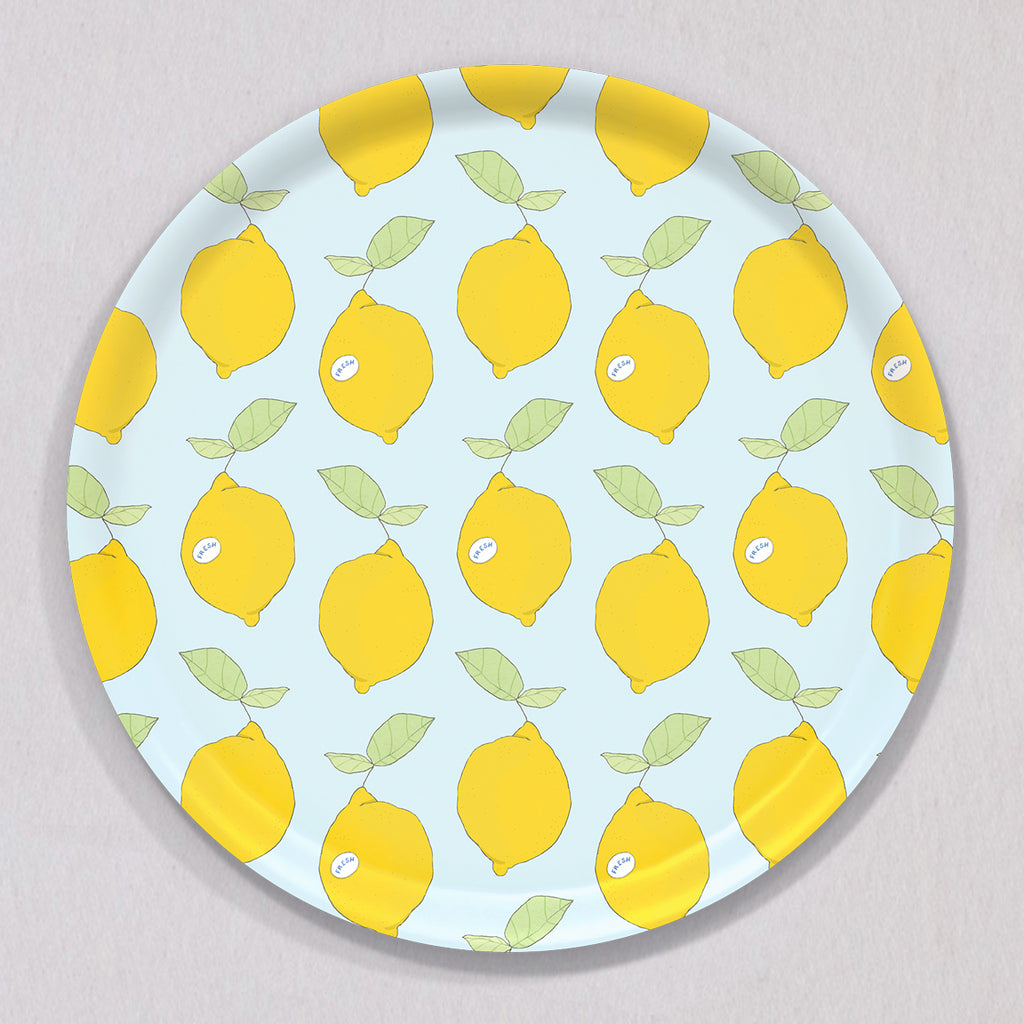 Lemon Tray, Round by Sara Fitz
