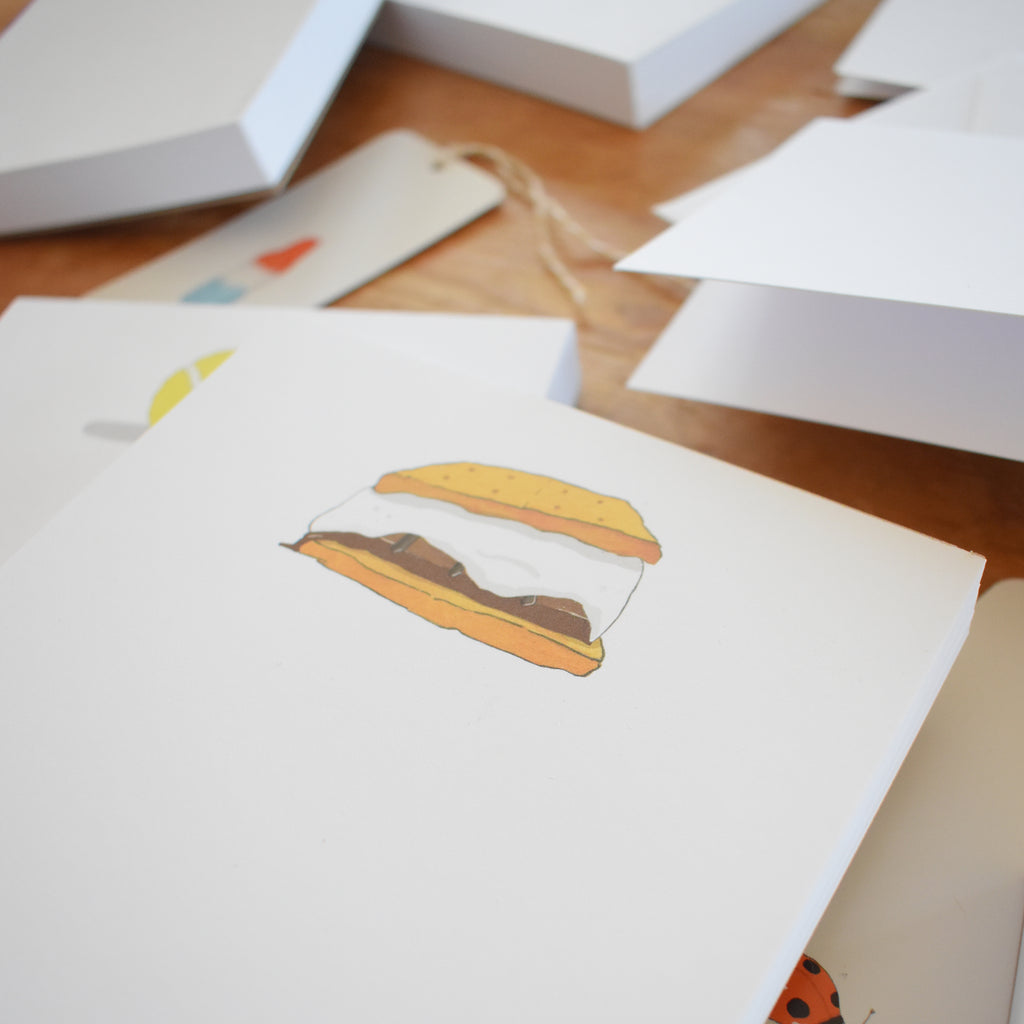 S'more Notepad by Sara Fitz