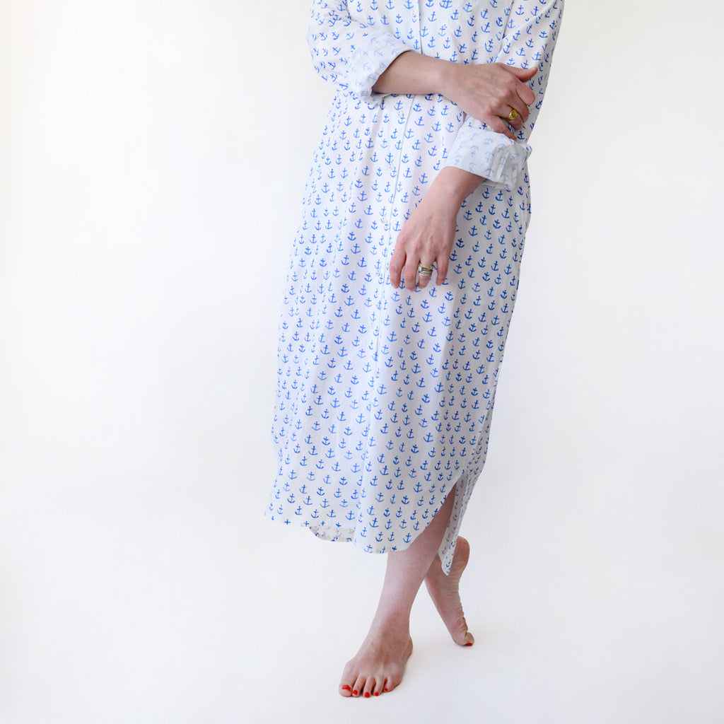 Classic Shirt Dress, Anchor by Sara Fitz