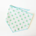 Dog Bandana, Green Star by Sara Fitz