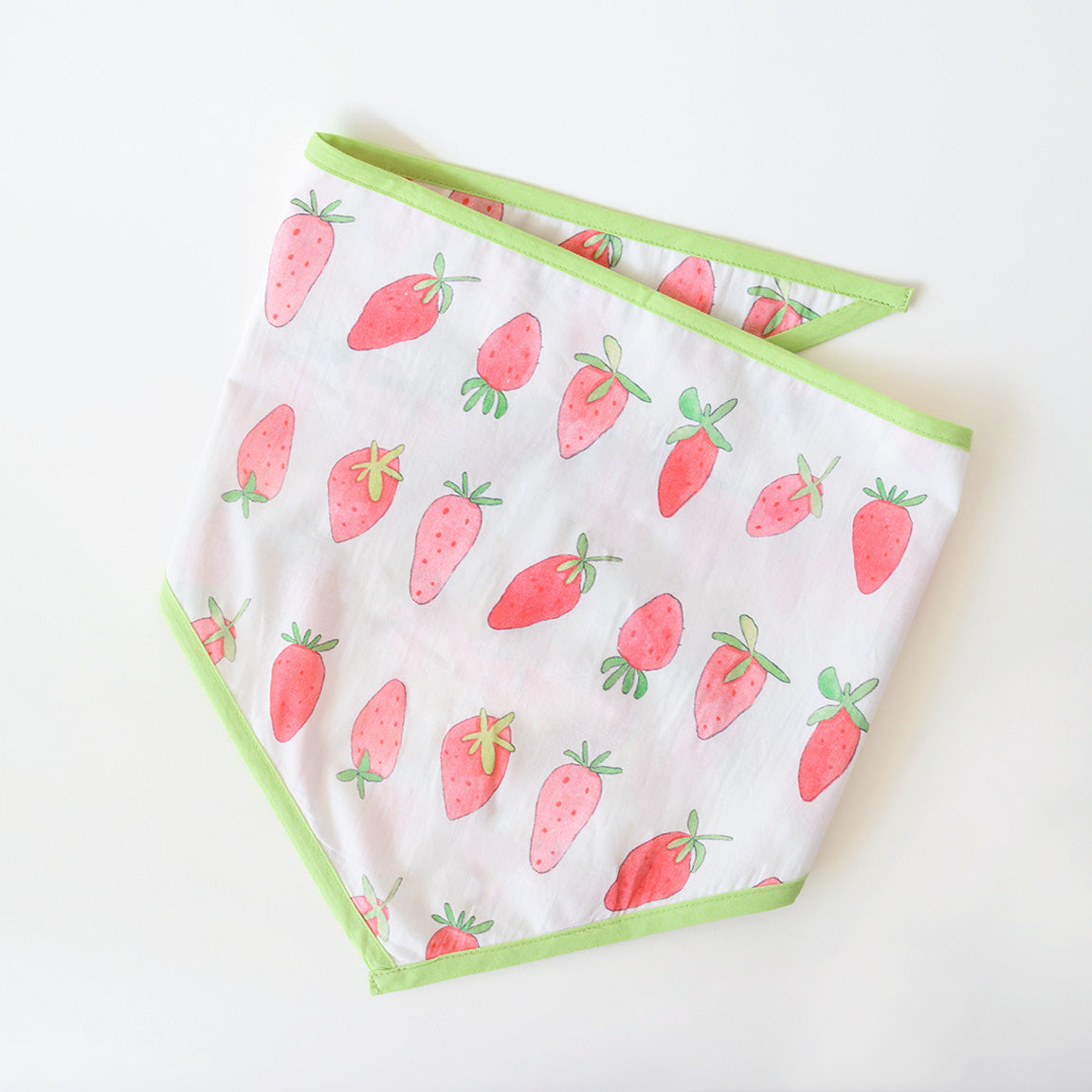 Dog Bandana, Strawberry by Sara Fitz