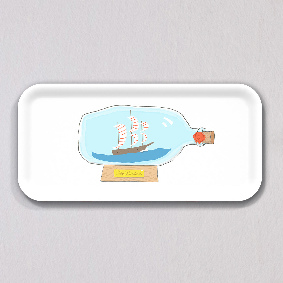 Small Boat in a Bottle Tray