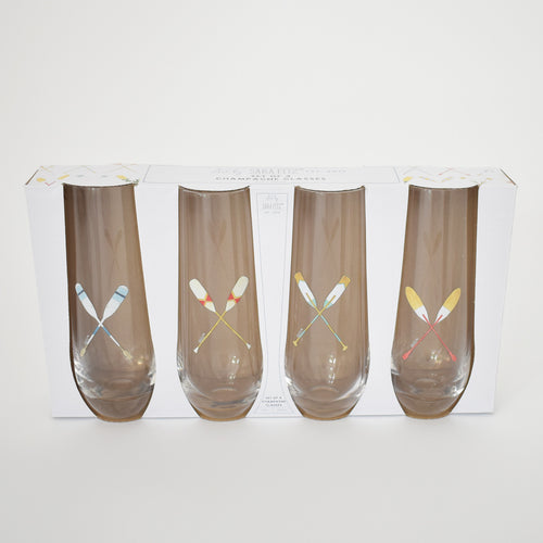 Champagne Glasses, Oar by Sara Fitz