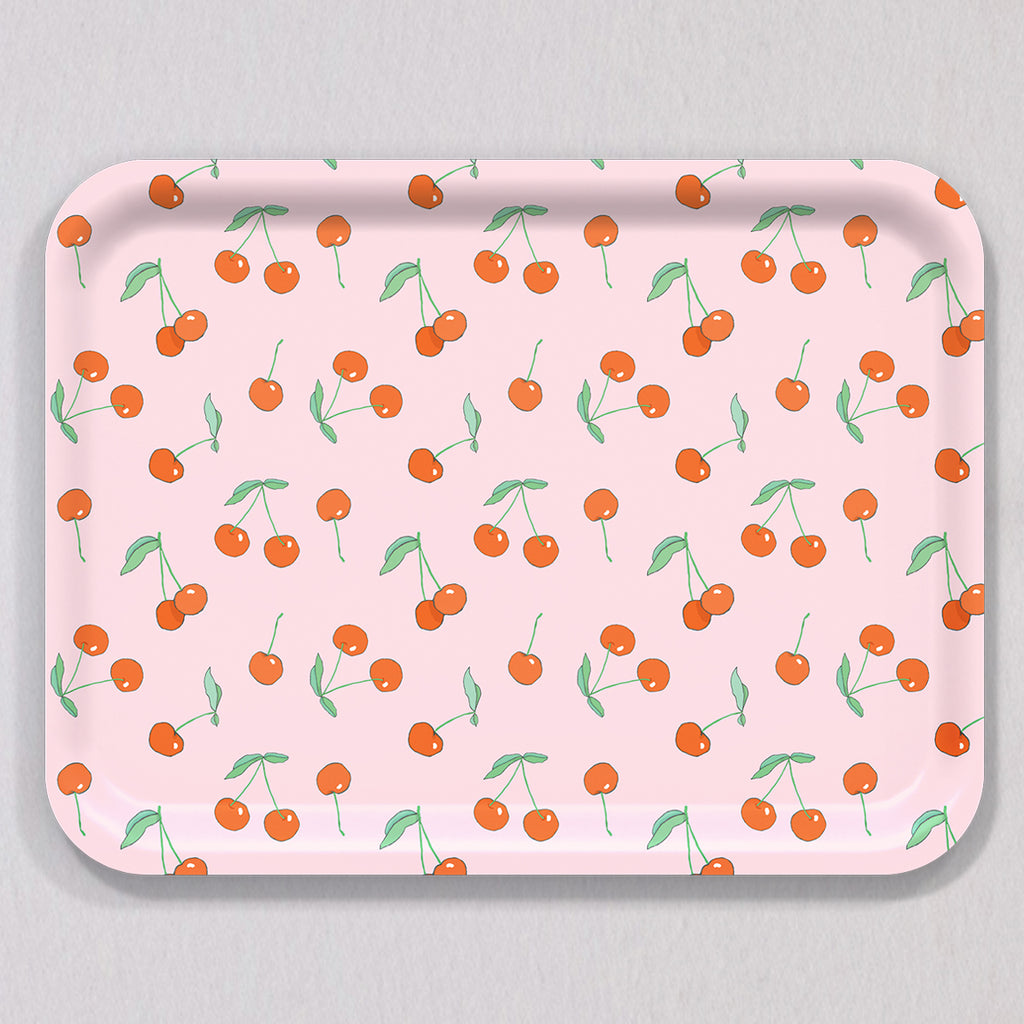 Large Cherries Tray by Sara Fitz