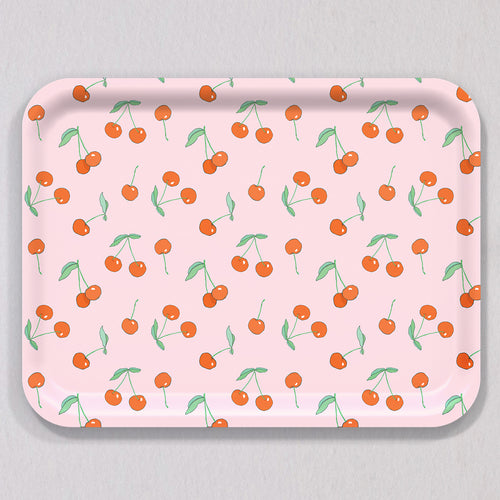 Large Cherries Tray by Sara Fitz