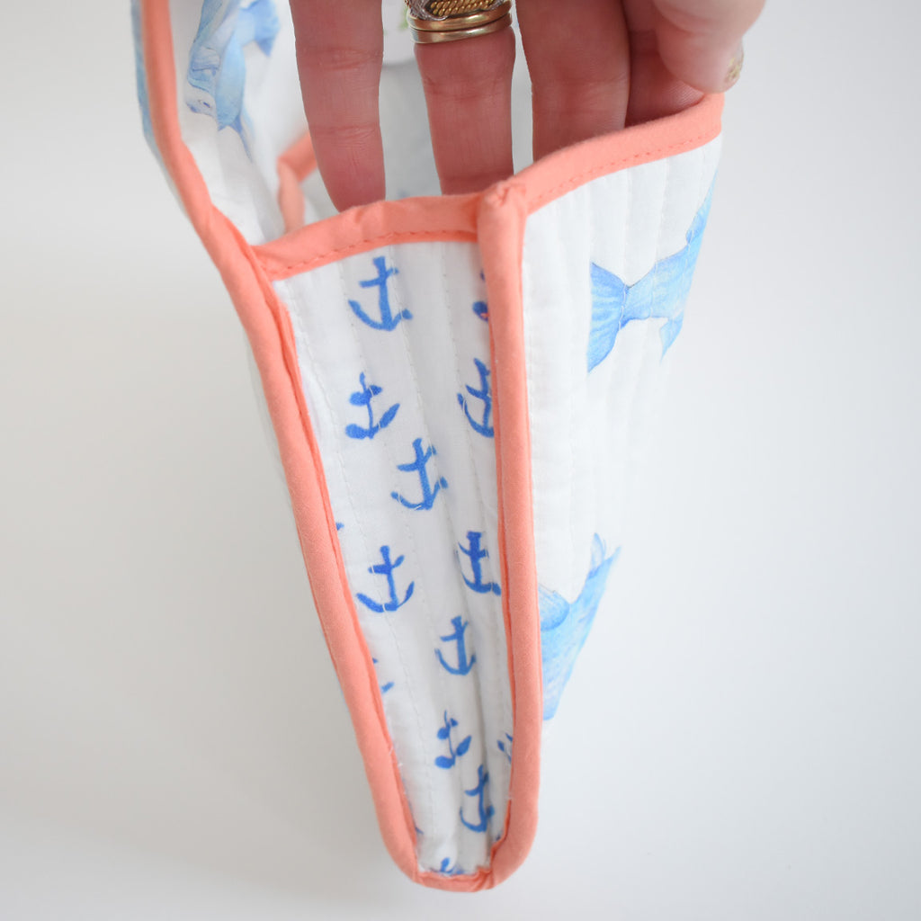 Clutch, Blue Fish by Sara Fitz