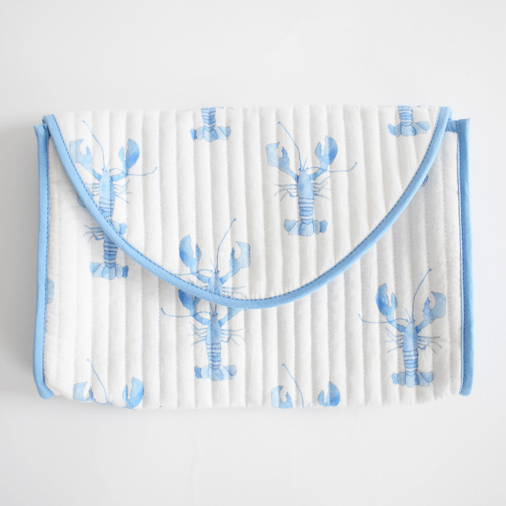 Clutch, Blue Lobster by Sara Fitz