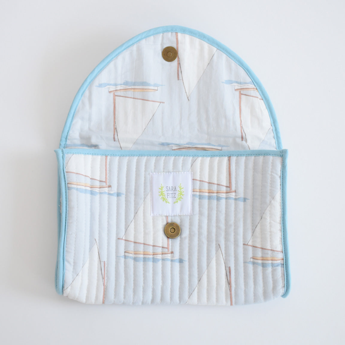 Clutch, Sailboat by Sara Fitz