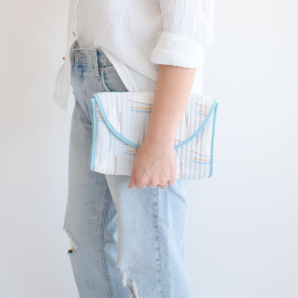 Clutch, Sailboat by Sara Fitz