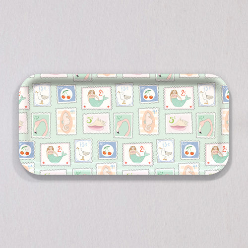 Small Coastal Stamps Tray by Sara Fitz