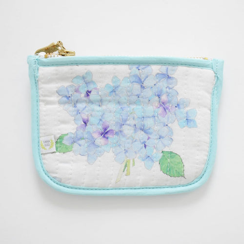 Coin Pouch, Hydrangea by Sara Fitz