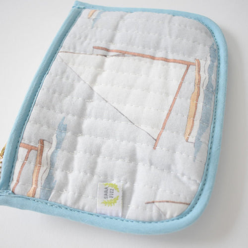 Coin Pouch, Sailboat by Sara Fitz