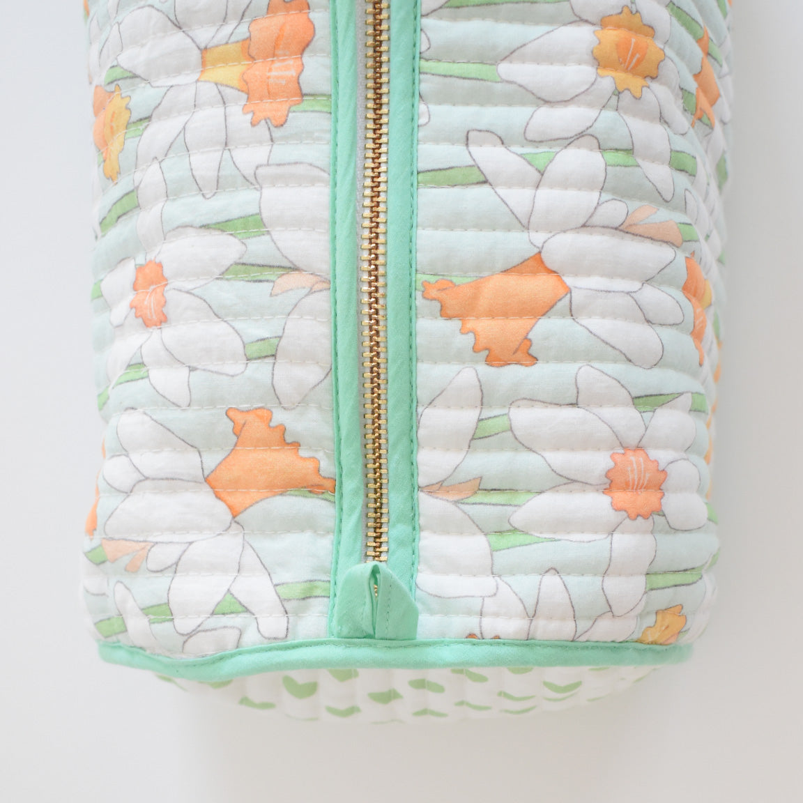 Cosmetic Pouch, Daffy by Sara Fitz