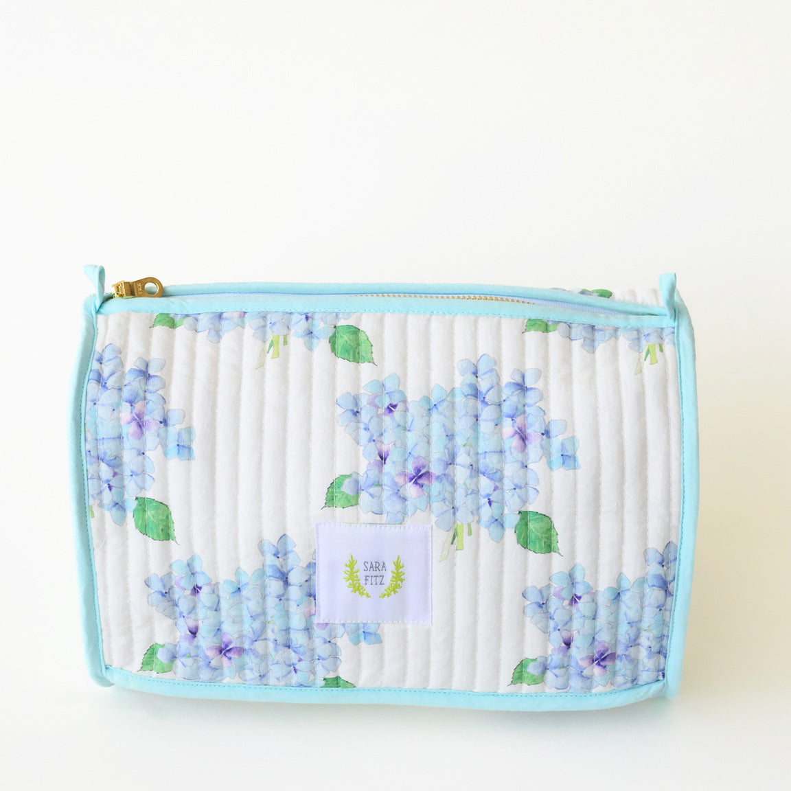 Cosmetic Pouch, Hydrangea by Sara Fitz