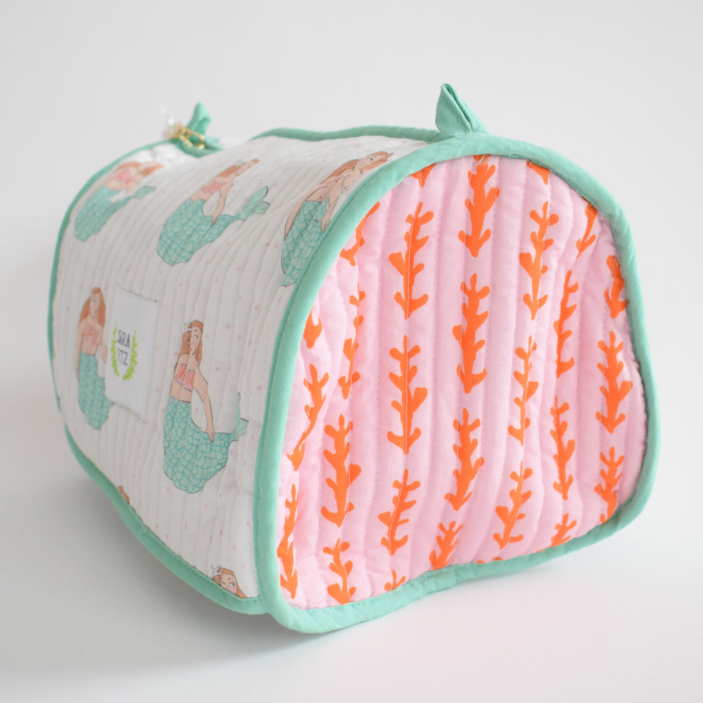Cosmetic Pouch, Mermaid by Sara Fitz