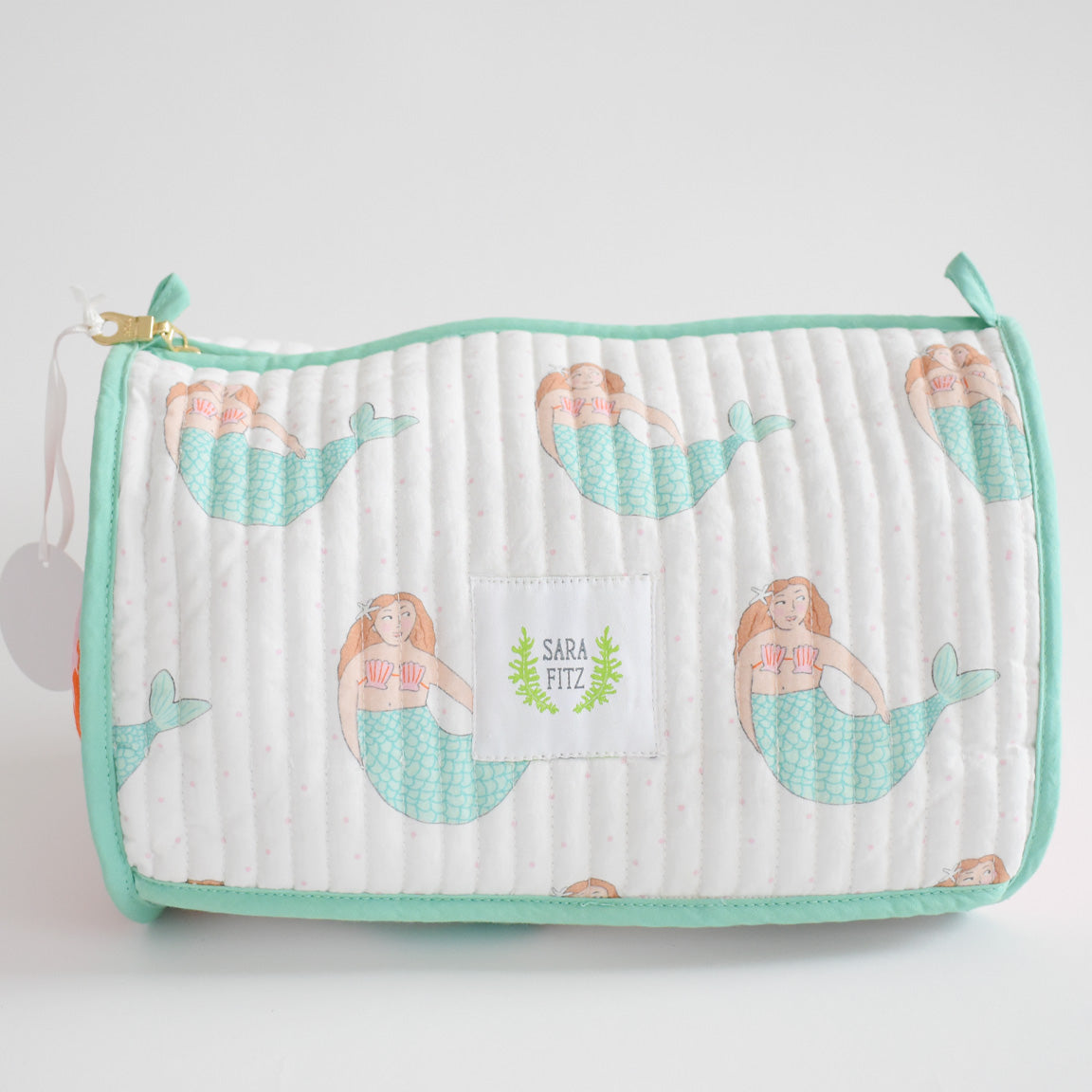 Cosmetic Pouch, Mermaid by Sara Fitz