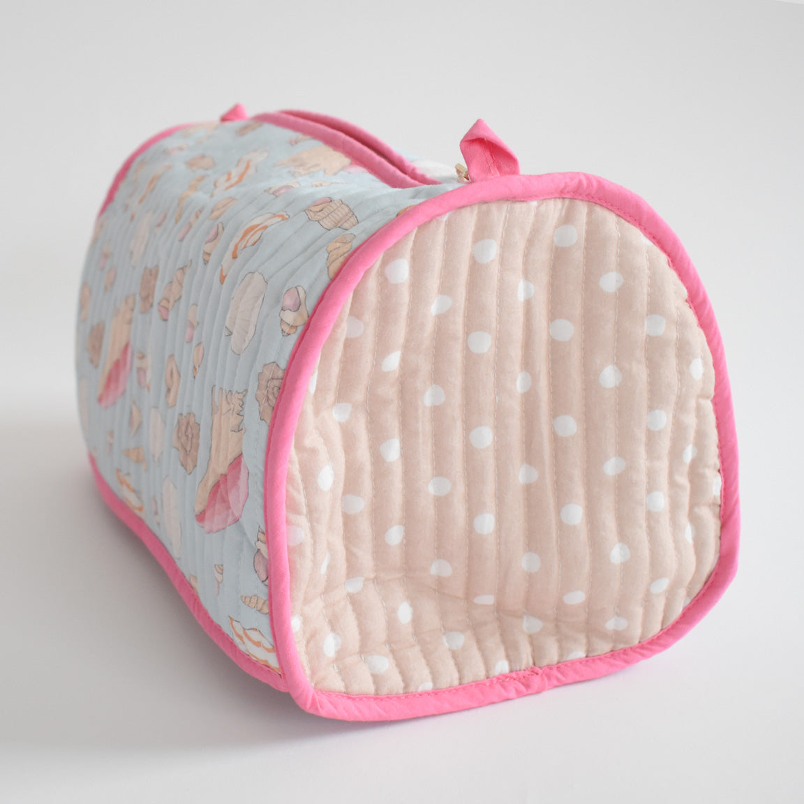 Cosmetic Pouch, Shell by Sara Fitz