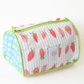 Cosmetic Pouch, Strawberry by Sara Fitz