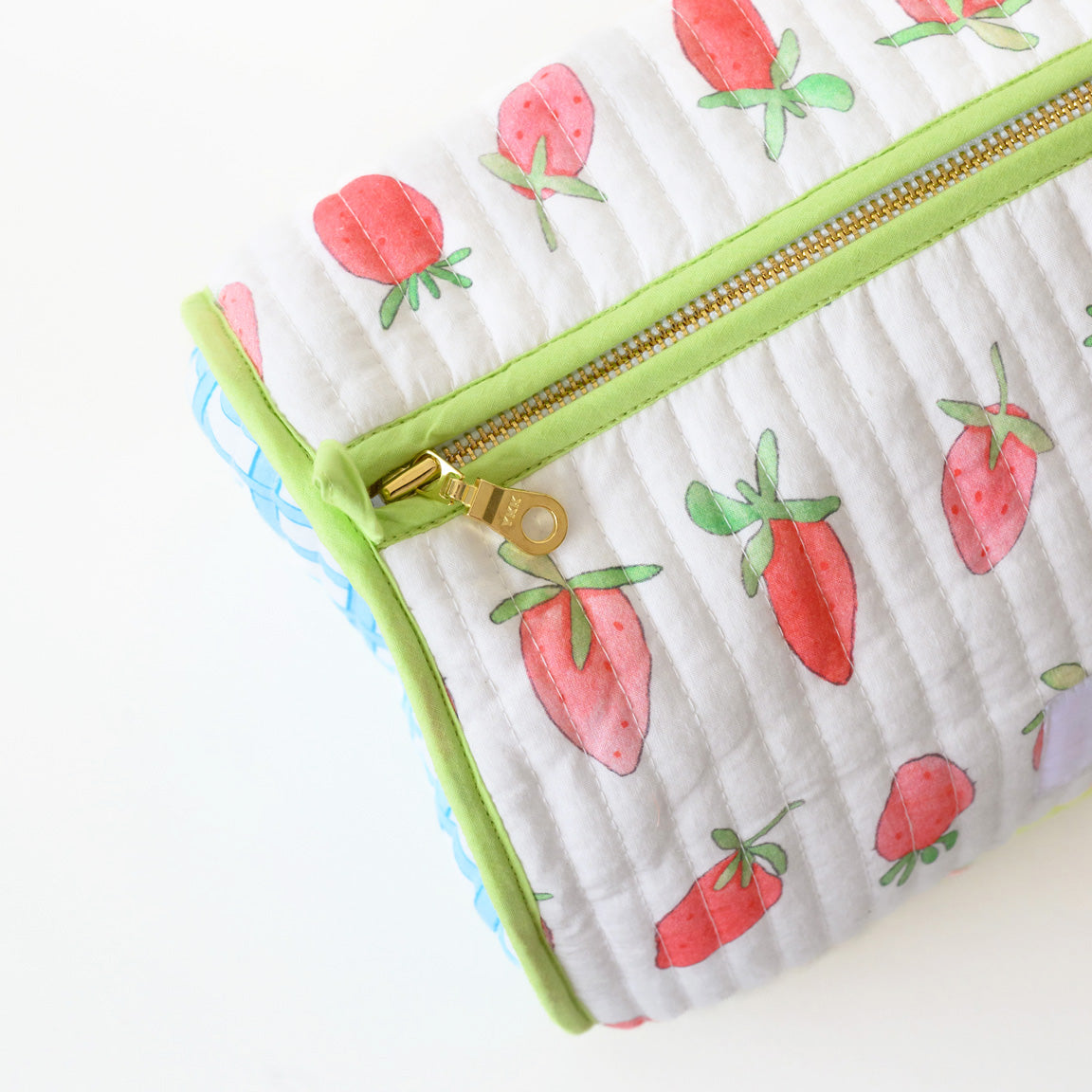 Cosmetic Pouch, Strawberry by Sara Fitz