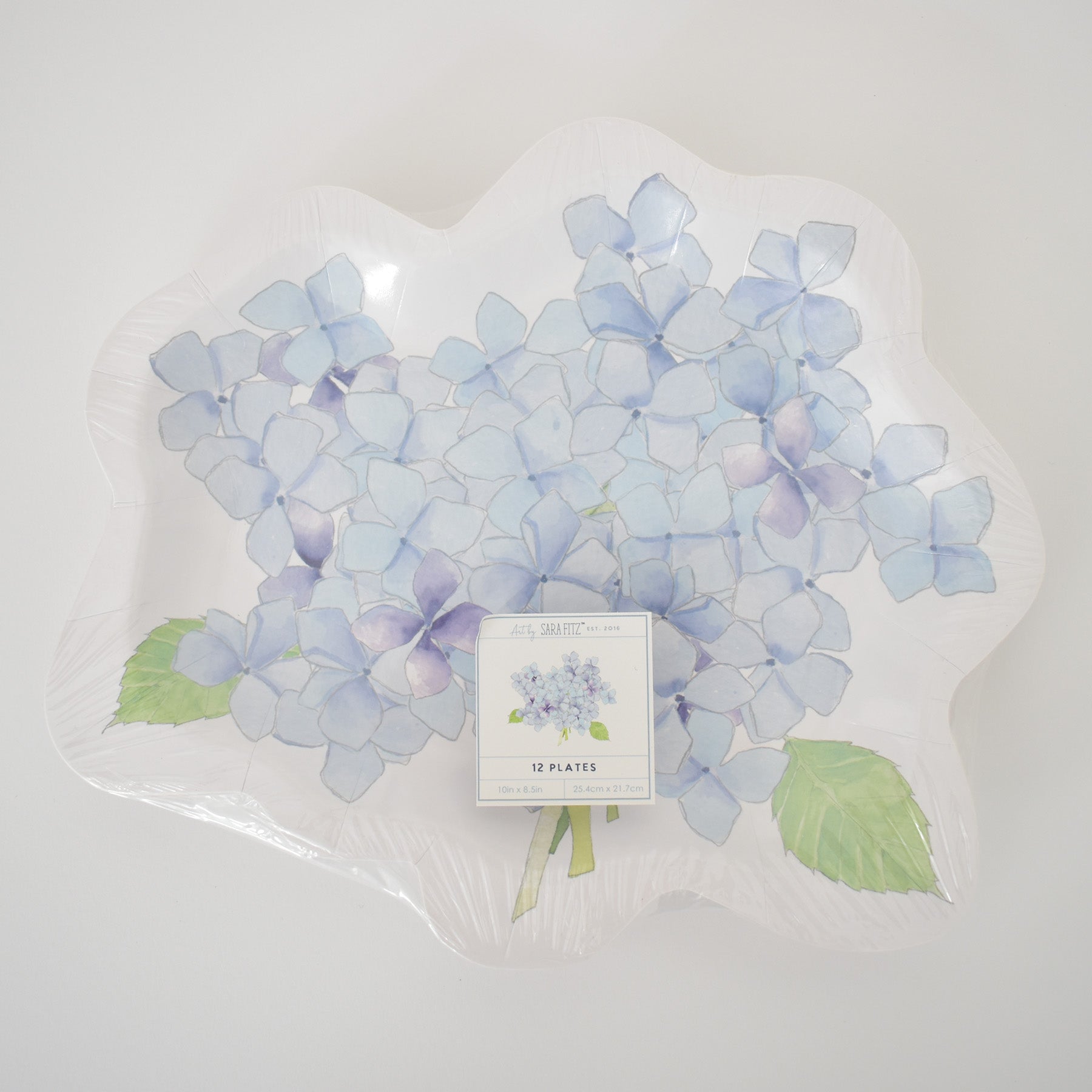 Hydrangea Shaped Paper Plates by Sara Fitz