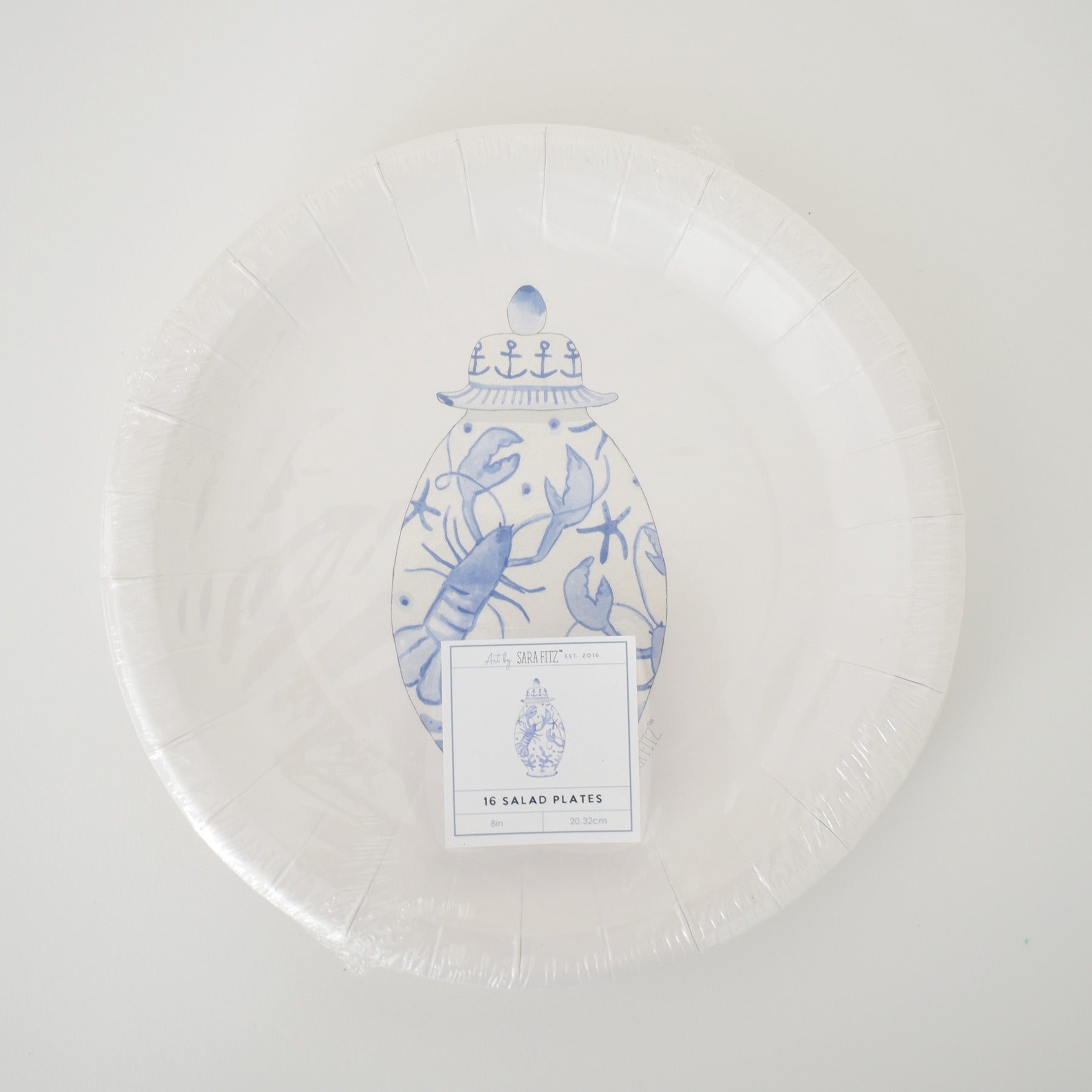 Ginger Jar Paper Salad Plates by Sara Fitz