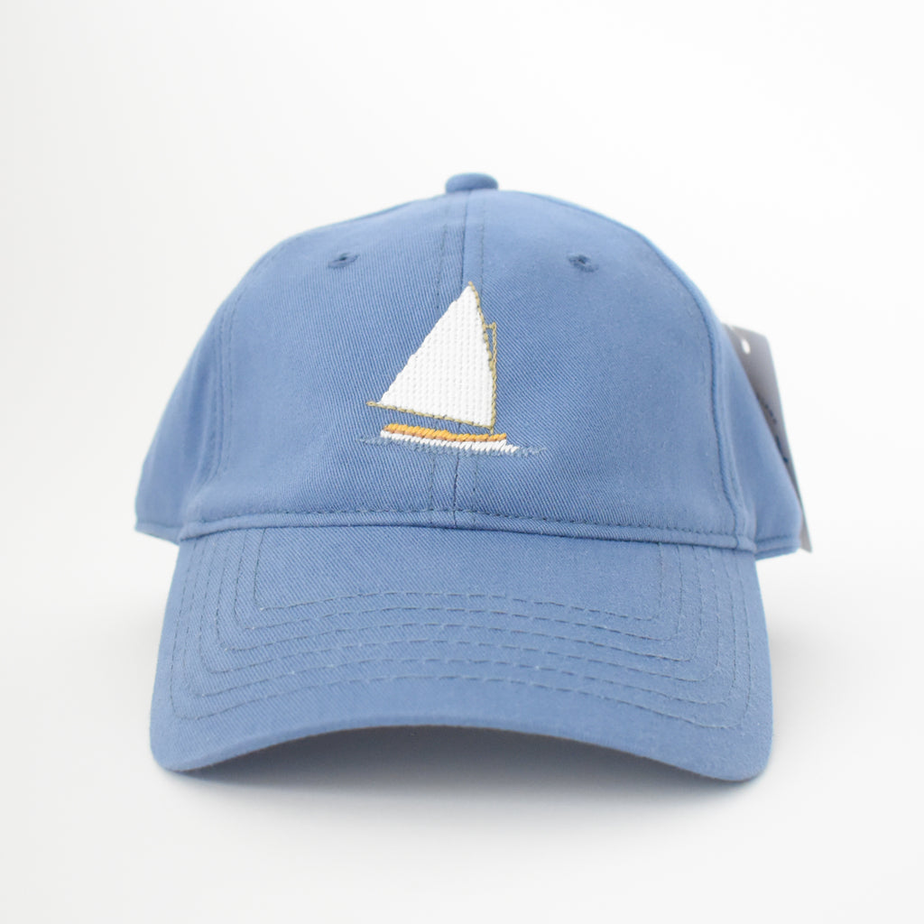 Sailboat Hat, Slate Blue by Sara Fitz