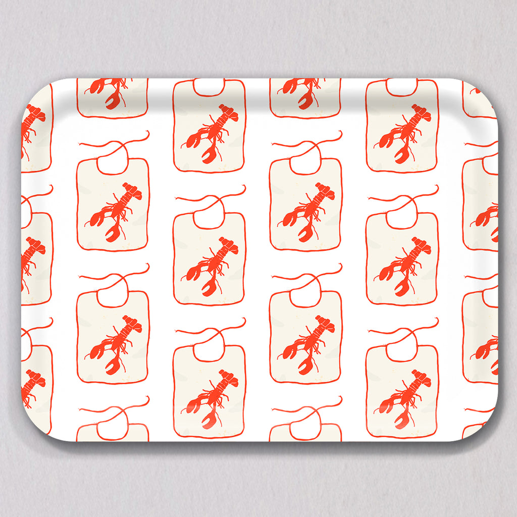 Large Lobster Bib Tray