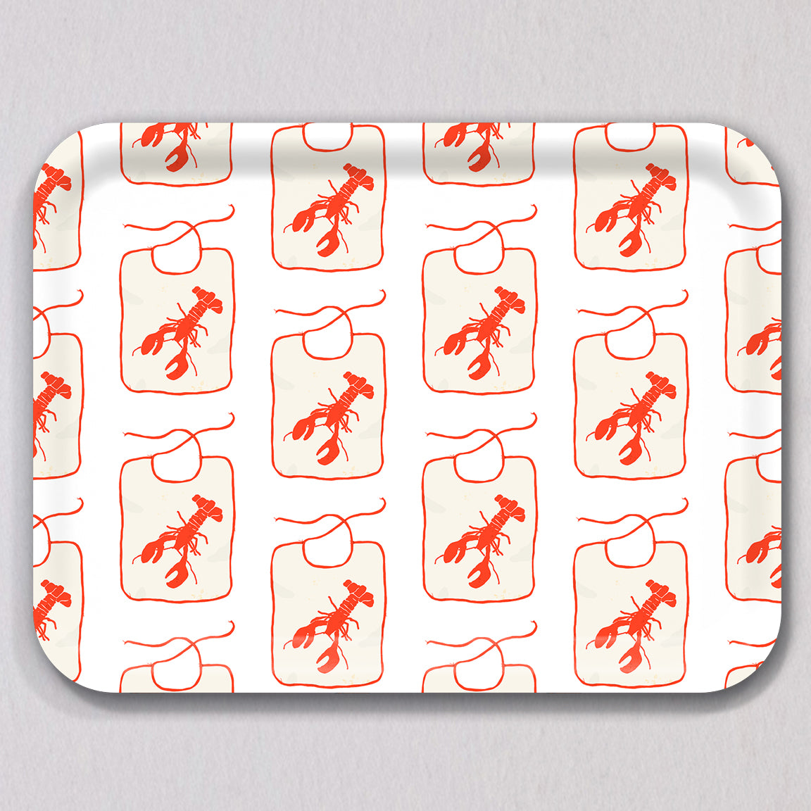 Large Lobster Bib Tray