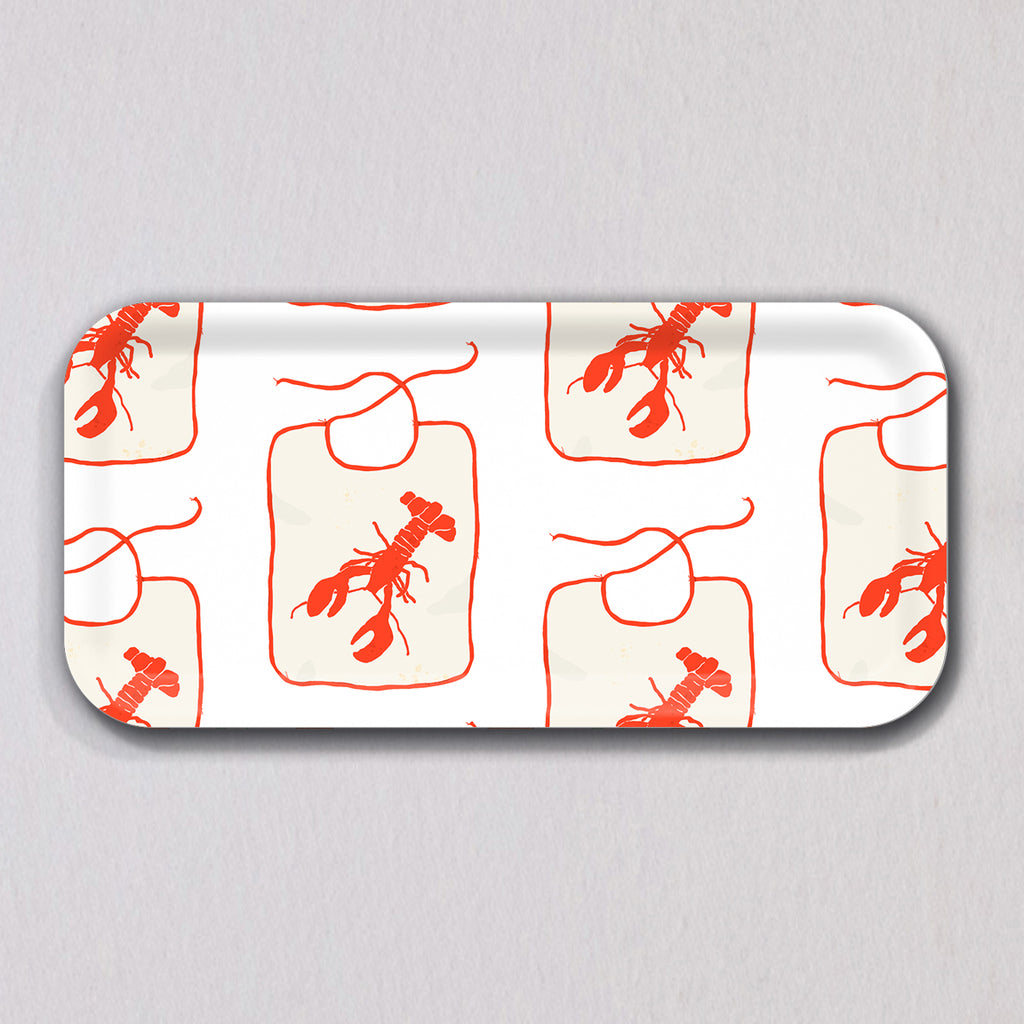 Small Lobster Bib Tray