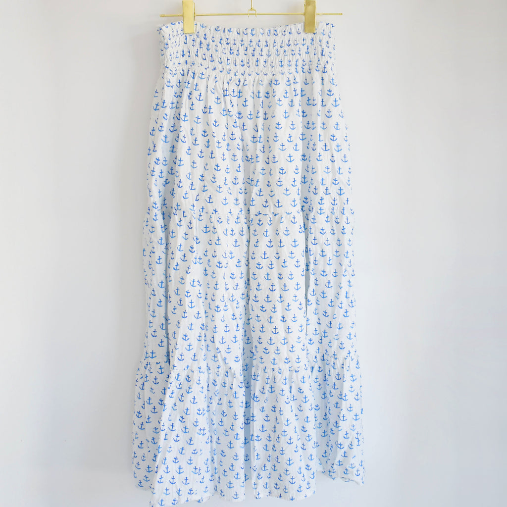 Tiered Maxi Skirt, Anchor by Sara Fitz