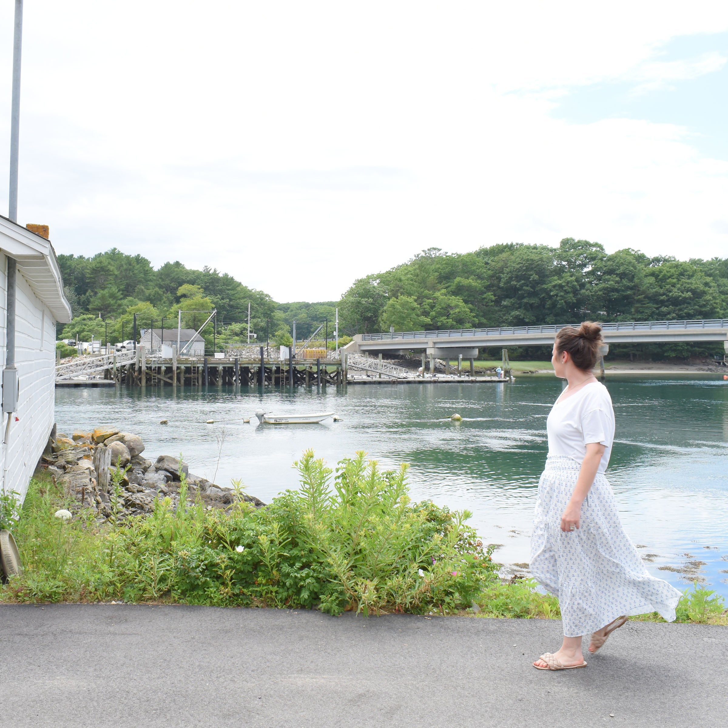Tiered Maxi Skirt, Anchor by Sara Fitz