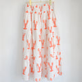 Tiered Maxi Skirt, Lobster by Sara Fitz