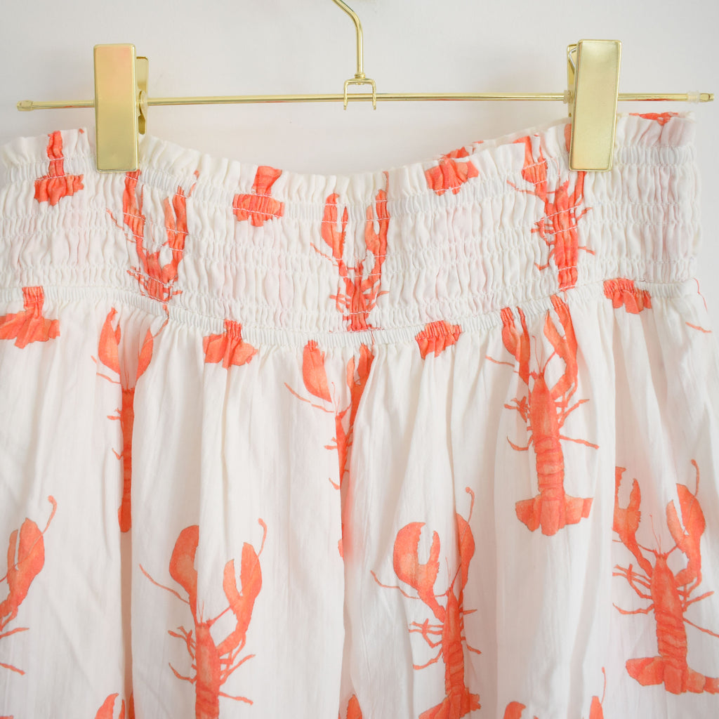 Tiered Maxi Skirt, Lobster by Sara Fitz
