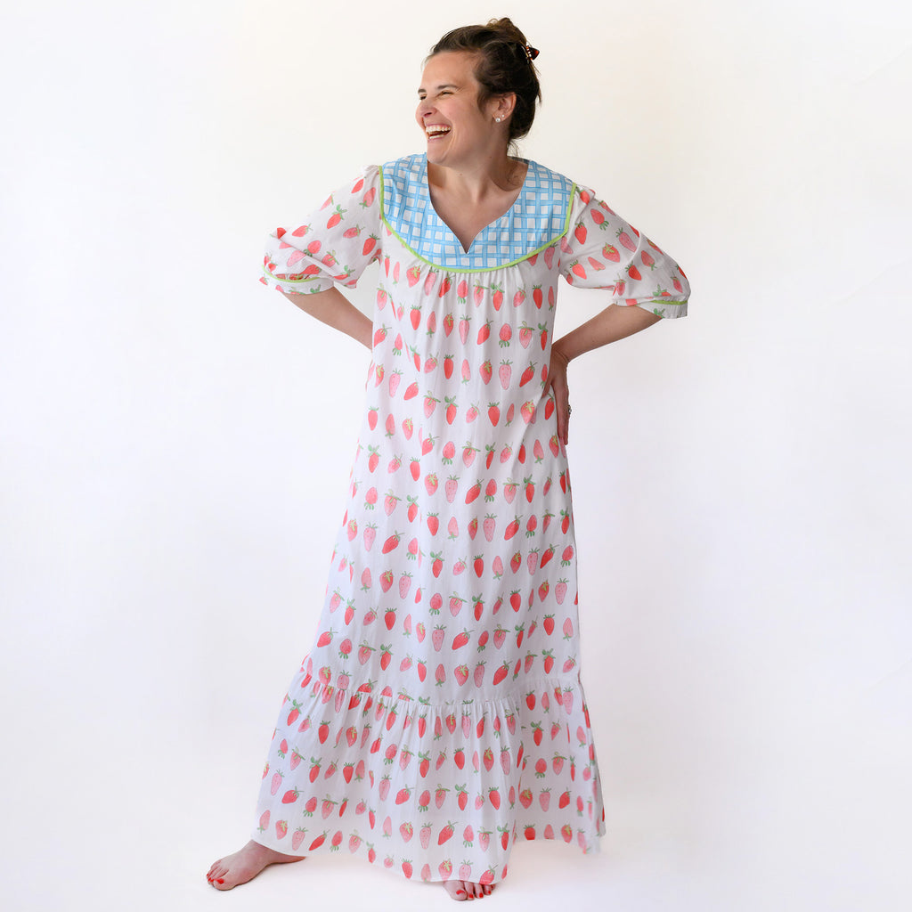 Maxi Dress, Strawberry by Sara Fitz